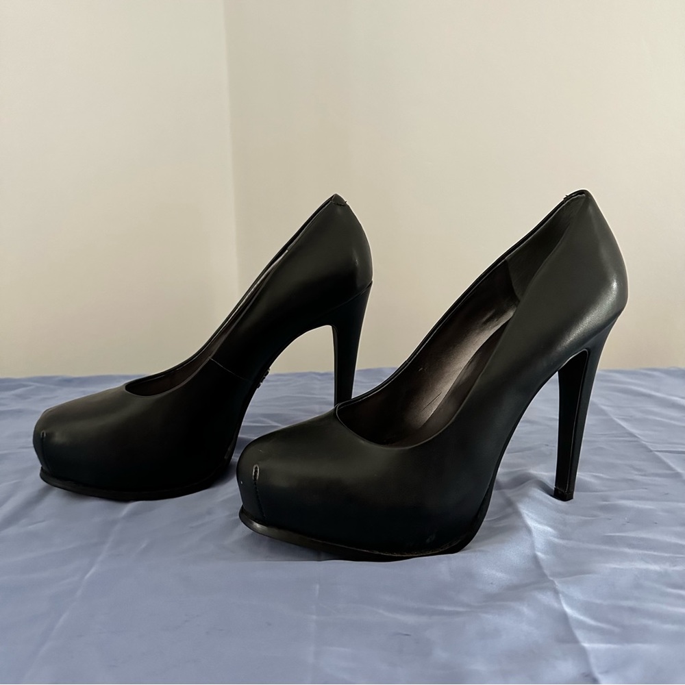 Simply Vera Dali Black Platform Stilettos High Heels